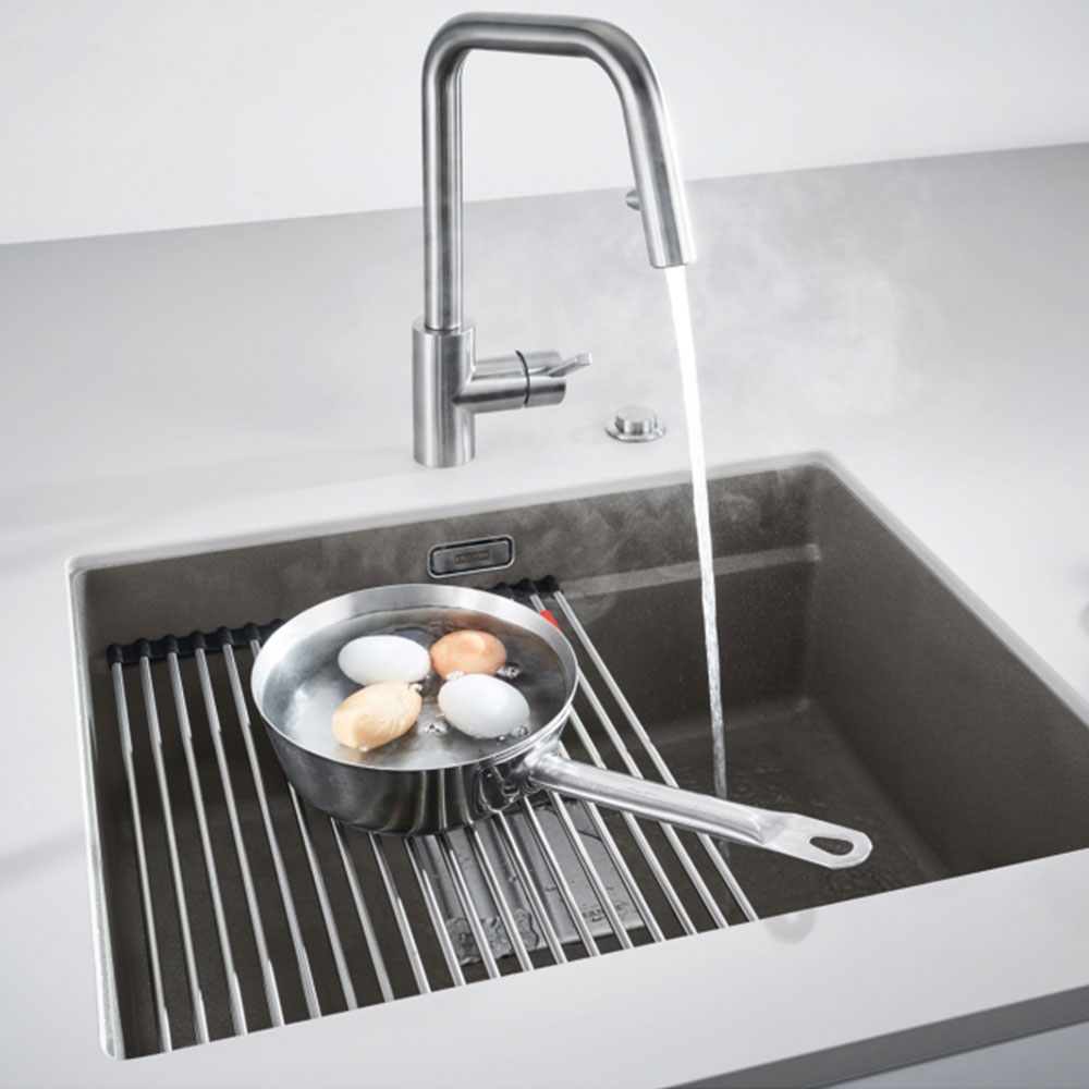 Franke KNG 110-52 Arduvaz Gri Granit Tezgah Altı Eviye 560x460 mm