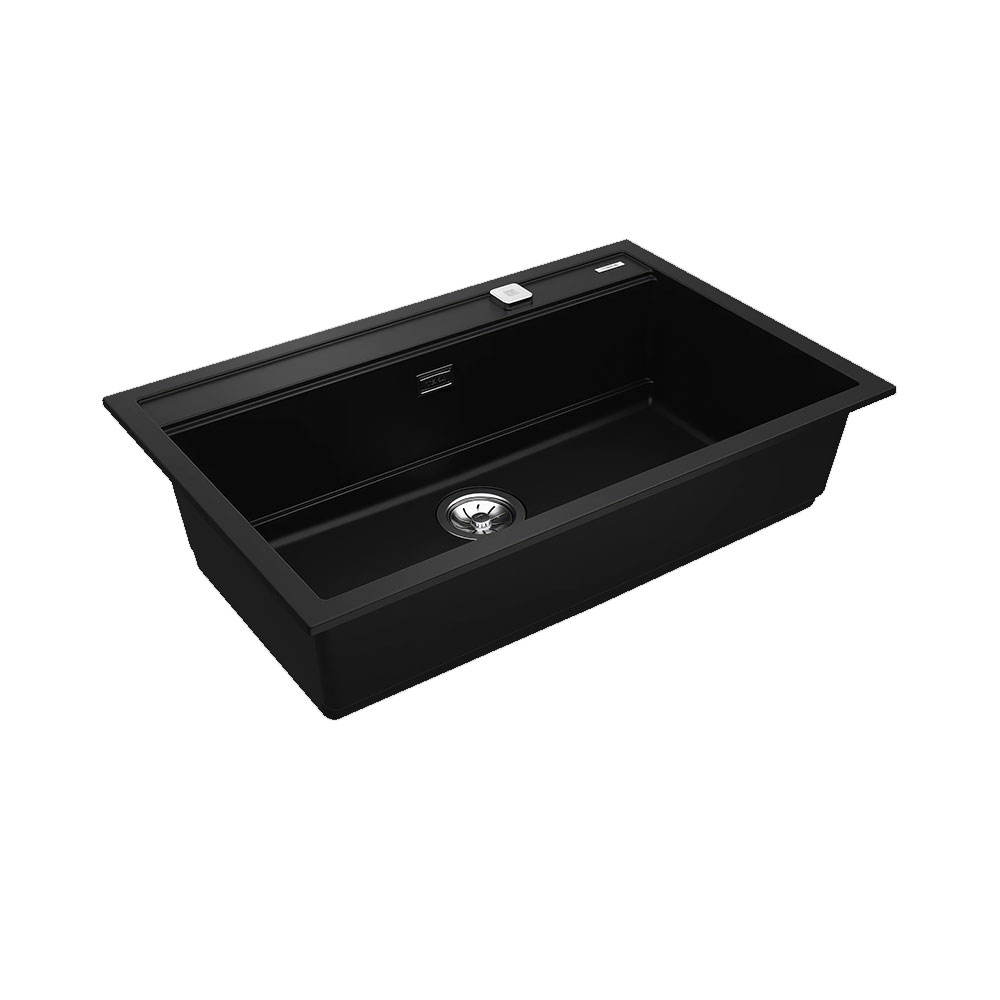 Teka NOVA 80 WS-TG 1B Tegranite+ Siyah XXL Tek Gözlü Evye
