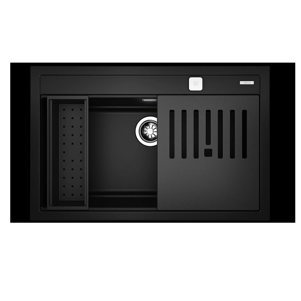 Teka NOVA 80 WS-TG 1B Tegranite+ Siyah XXL Tek Gözlü Evye