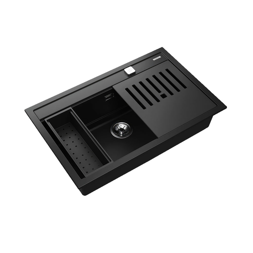 Teka NOVA 80 WS-TG 1B Tegranite+ Siyah XXL Tek Gözlü Evye