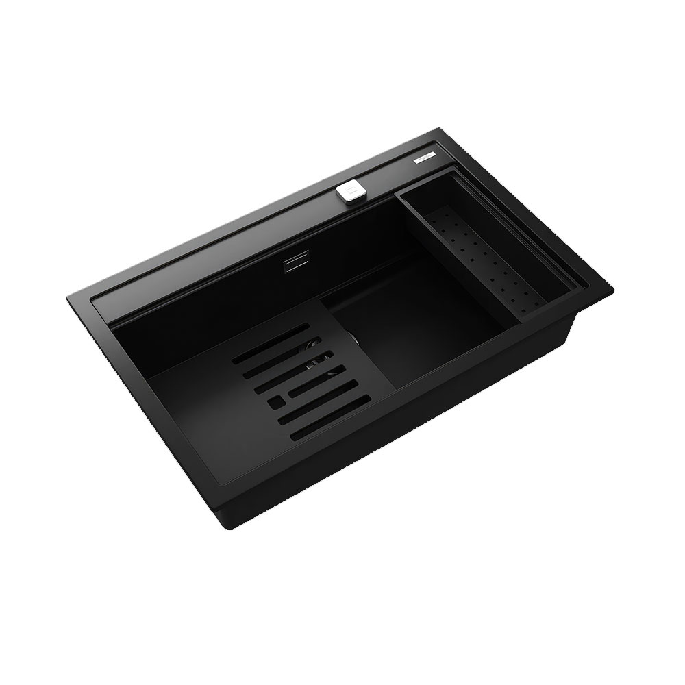 Teka NOVA 80 WS-TG 1B Tegranite+ Siyah XXL Tek Gözlü Evye