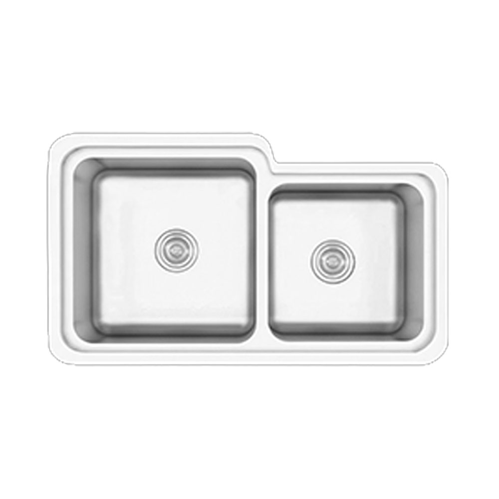 Crauf Lavello 3078 Inox Tezgah Altı Eviye 780x450mm Çift Gözlü Mutfak Eviyesi