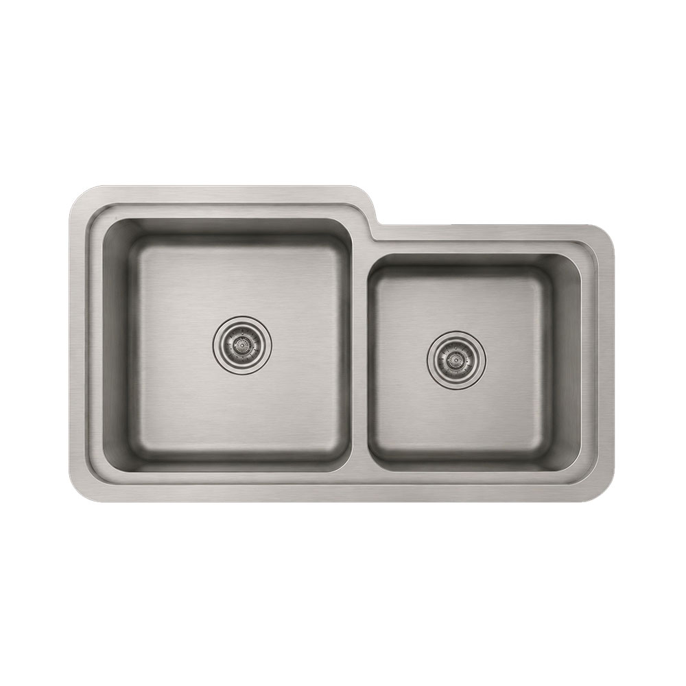 Crauf Lavello 3078 Mat Inox Tezgah Altı Eviye 780x450 Çift Gözlü Mutfak Eviyesi