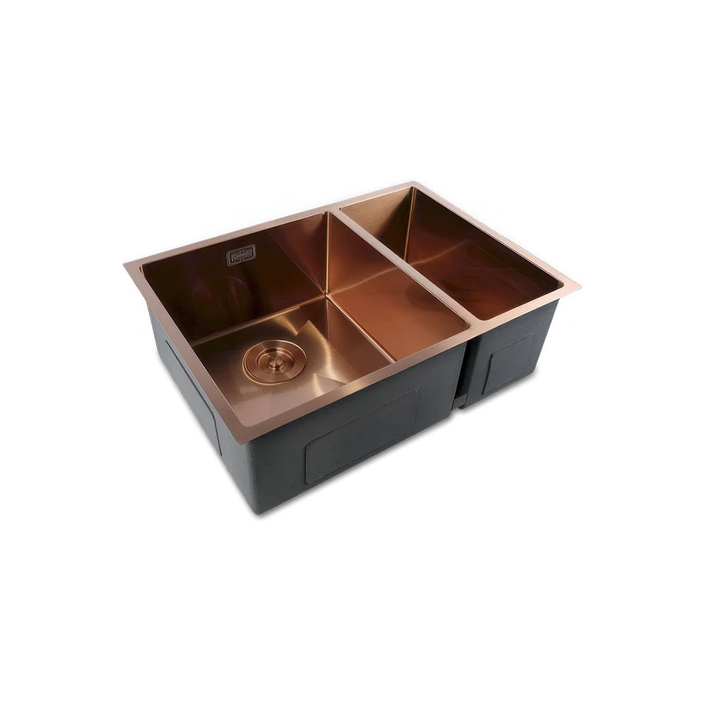 Crauf Stella 4563 Pvd Bakır Royal Bronze 1,5 Gözlü El Yapımı Eviye