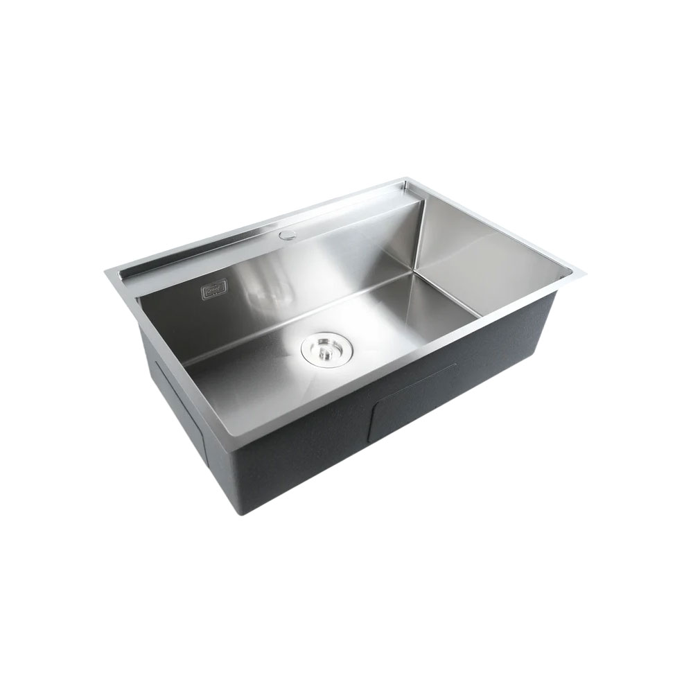 Crauf Poli 6302 Mat Gri Velvet Grey Tek Gözlü El Yapımı Eviye