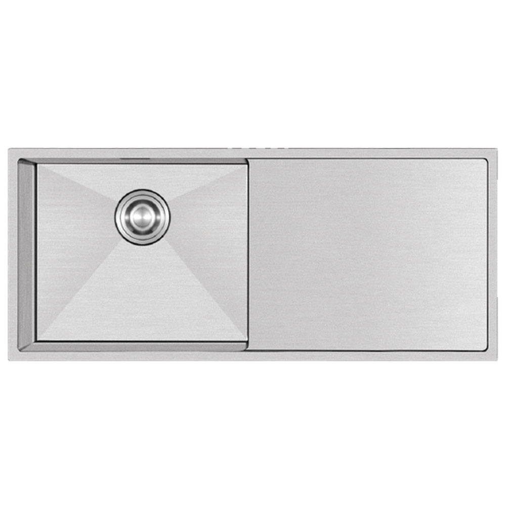 Crauf Via Bella 6074 Inox Platinum Satin Damlalıklı Eviye