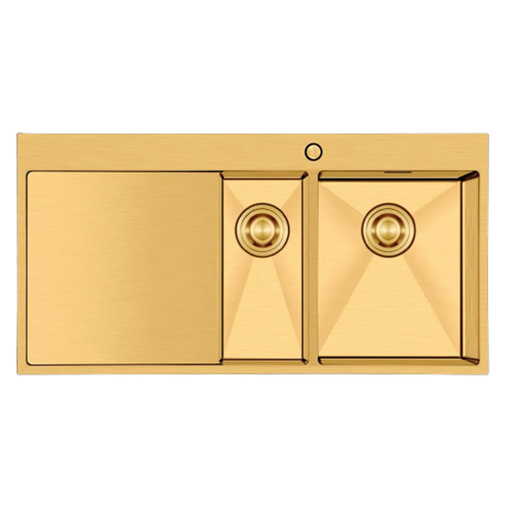 Crauf Via Lattea 6175 Pvd Altın Imperial Gold Sol Damlalıklı Eviye