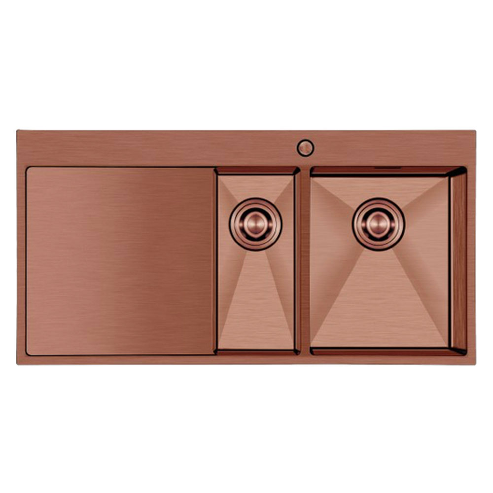 Crauf Via Lattea 6175 Pvd Bakır Royal Bronze Sol Damlalıklı Eviye