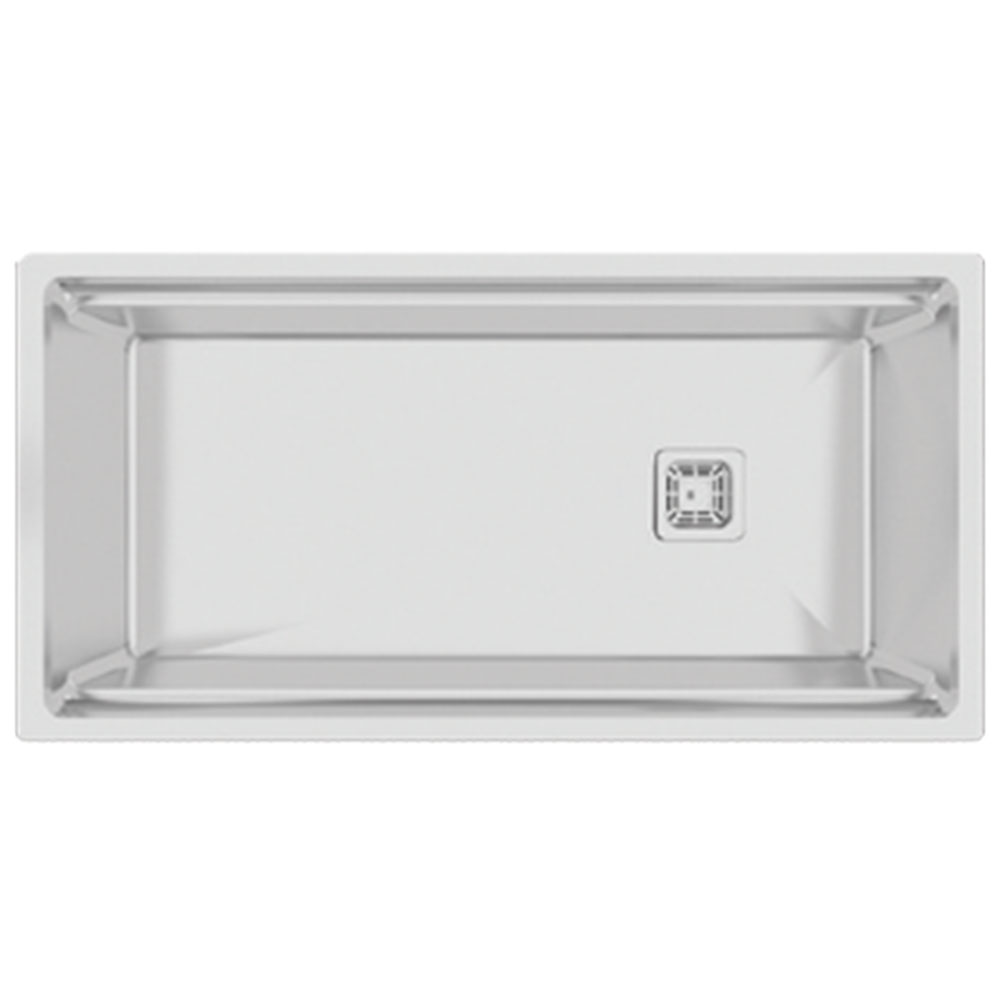 Crauf Vertice Plus 2070 Inox Tezgah Altı-Üstü-Sıfır 482x914mm Çift Gözlü El Yapımı Endüstriyel Workstation Eviye